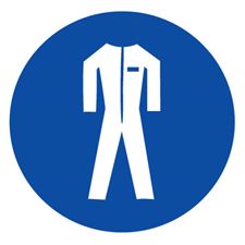 Знак M07 Работать в защитной одежде (пленка)